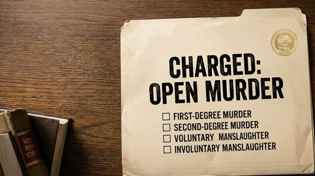 Nevada Open Murder Charge